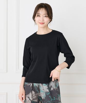 大きいサイズ》7分袖Tシャツ《日本製》（7060190804） | 7