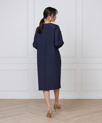 大きいサイズ》フクレジャカードワンピース（7061121804