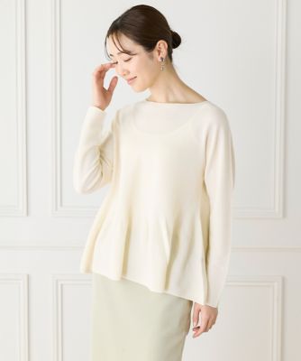 ＜7-IDconcept.(Women)＞ヘムフレア　プルオーバー（７０６１１７０００５）