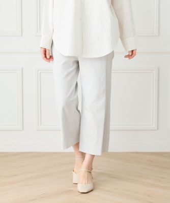＜7-IDconcept.(Women)＞ワイドクロップトパンツ（７０６２１６１０１６）
