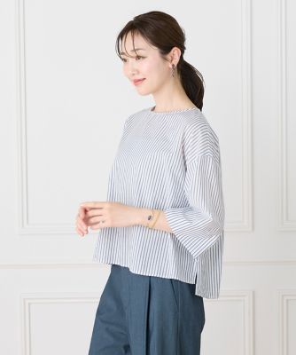 クロップト丈ブラウス（7062182031） | 7-IDconcept.(Women