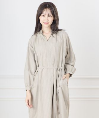 ワンピース 大きいサイズ》ギャザーネックワンピース（7064121808） | 7