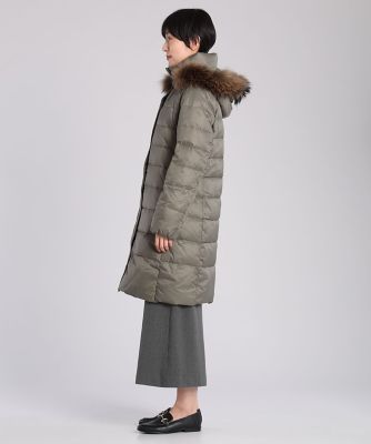 ファー付きロングダウンコート（７０９４１１６００４）