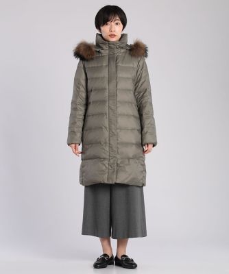 ファー付きロングダウンコート（７０９４１１６００４）