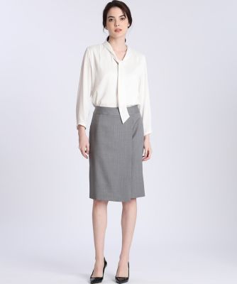 ピンストライプラップデザインスカート ７１０２１５２００１ 三越伊勢丹オンラインストア 公式