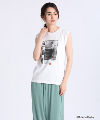 ＜SUPERIOR CLOSET (Women)＞《ＳＵＰＥＲＩＯＲ　ＣＬＯＳＥＴ》モノトーンフォトＴシャツ《ＧＯＯＤ　ＲＯＣＫ　ＳＰＥＥＤ》（７１１２１９０６２７）