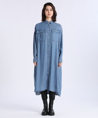 《Ｌｕｆｔｒｏｂｅ》リヨセルデニムワンピース《Ｈｅａｌｔｈｙ　ＤＥＮＩＭ》（７１１３１２１２０１）