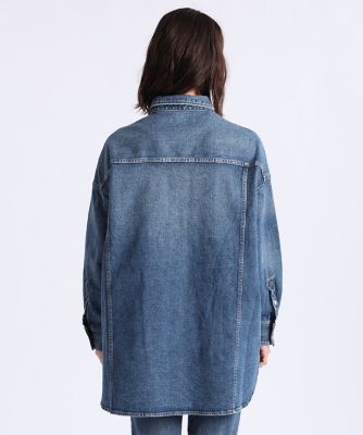 《Ｌｕｆｔｒｏｂｅ》デニムビッグシャツ《Ｈｅａｌｔｈｙ　ＤＥＮＩＭ》（７１１３１８１２０１）