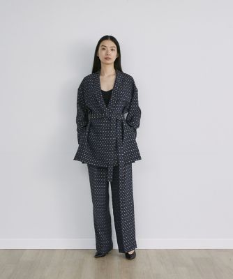 小紋柄ガウンジャケット《ｌａ　ｖｅｉｌｌｅ　ｂｙ　ＳＵＰＥＲＩＯＲ　ＣＬＯＳＥＴ》（７１２０１４１９２７）