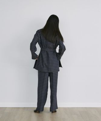 小紋柄ガウンジャケット《ｌａ　ｖｅｉｌｌｅ　ｂｙ　ＳＵＰＥＲＩＯＲ　ＣＬＯＳＥＴ》（７１２０１４１９２７）