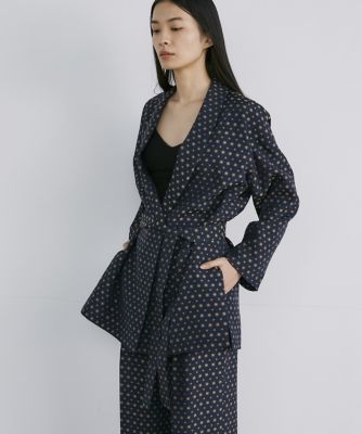 小紋柄ガウンジャケット《ｌａ　ｖｅｉｌｌｅ　ｂｙ　ＳＵＰＥＲＩＯＲ　ＣＬＯＳＥＴ》（７１２０１４１９２７）
