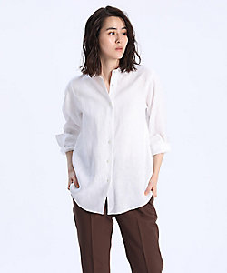 INED(Women)/イネド レギュラーカラーリネンシャツ（７１２２１８１００５）