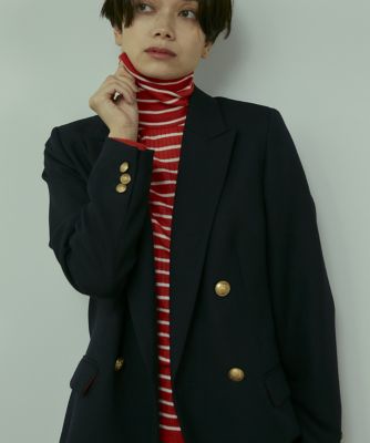 《大きいサイズ》ダブルブレストジャケット（７１２３１４１８０２）