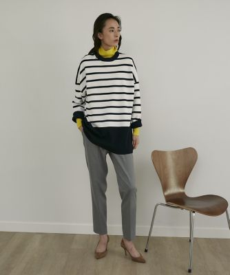 ＜INED (Women)＞《美脚ライン》ウール調テーパードパンツ（７１２３１６１０１１）