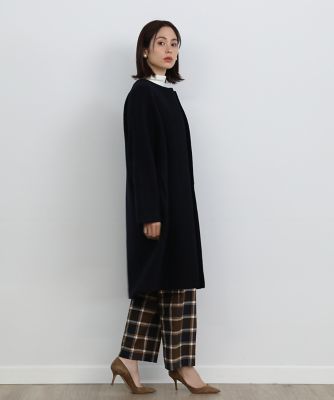 《大きいサイズ》ノーカラーコート（７１２４１１１８０５）