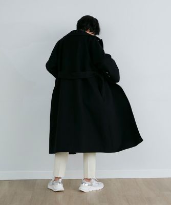《大きいサイズ》ベルテッドラップコート（７１２４１１１８３７）