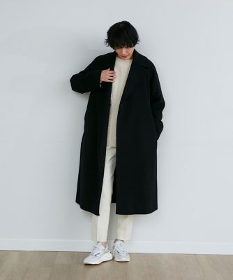 《大きいサイズ》ベルテッドラップコート（７１２４１１１８３７）
