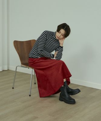 《大きいサイズ》コーデュロイマーメイドスカート（７１２４１５２８１８）