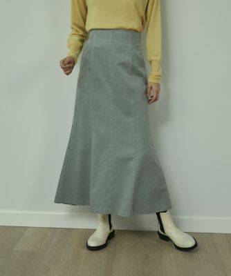 《大きいサイズ》コーデュロイマーメイドスカート（７１２４１５２８１８）