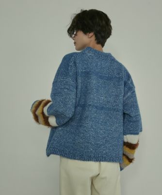 《ＳＵＰＥＲＩＯＲ　ＣＬＯＳＥＴ》異素材ＭＩＸニット（７１２４１７０６４７）