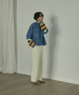 《ＳＵＰＥＲＩＯＲ　ＣＬＯＳＥＴ》異素材ＭＩＸニット（７１２４１７０６４７）
