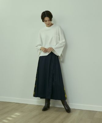 《大きいサイズ》ハイツイストコットンＴシャツライクニット（７１２４１７０８２７）
