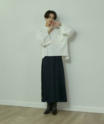 《大きいサイズ》ハイツイストコットンＴシャツライクニット（７１２４１７０８２７）