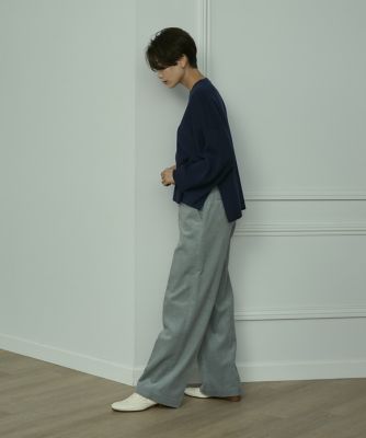 《大きいサイズ》ハイツイストコットンＴシャツライクニット（７１２４１７０８２７）