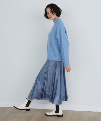 《大きいサイズ》ボトルネックブークレニット（７１２４１７０８３９）