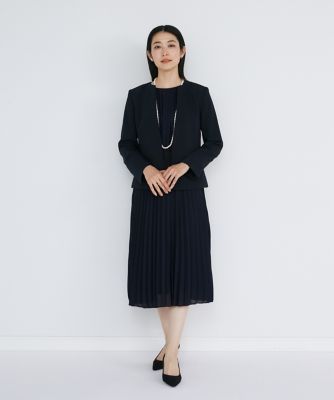 ノーカラータックジャケット（７１３０１４１０２３）