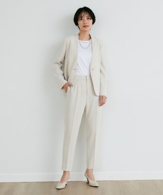 《大きいサイズ》　カラーレスジャケット（７１３０１４１８２１）