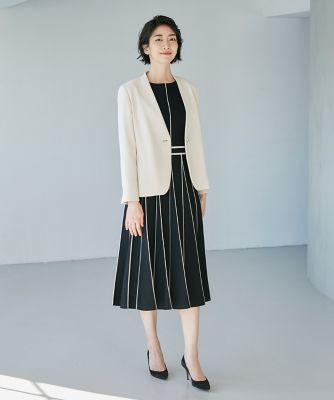 《大きいサイズ》　カラーレスジャケット（７１３０１４１８２１）