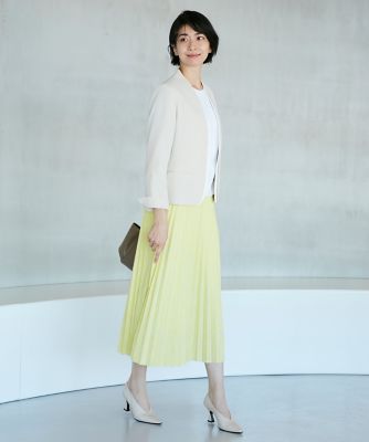 《大きいサイズ》配色ペプラムジャケット（７１３０１４１８２２）