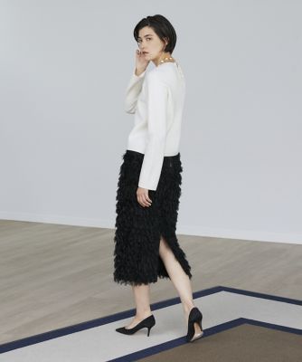 フェザータッチジャガードスカート《ｌａ　ｖｅｉｌｌｅ　ｂｙ　ＳＵＰＥＲＩＯＲ　ＣＬＯＳＥＴ》（７１３０１５２９０２）