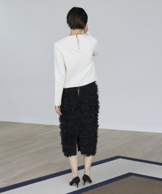 フェザータッチジャガードスカート《ｌａ　ｖｅｉｌｌｅ　ｂｙ　ＳＵＰＥＲＩＯＲ　ＣＬＯＳＥＴ》（７１３０１５２９０２）