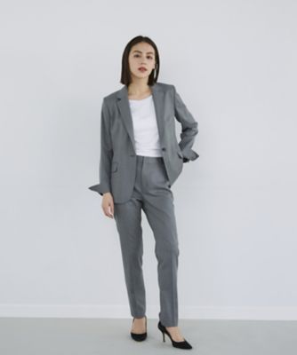 ＜INED (Women)＞シルクウールテーパードパンツ（７１３０１６１００６）
