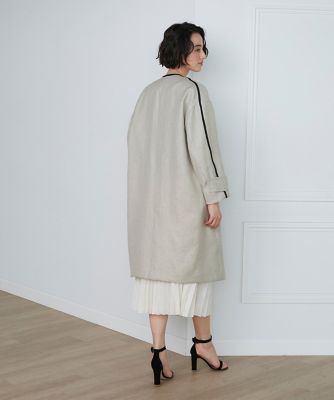 パイピングコート（7131114003） | INED (Women