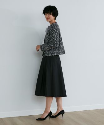《大きいサイズ》ノーカラーツイードジャケット《ＲＯＢＥ　ＳＵＰＥＲＩＯＲ　ＣＬＯＳＥＴ》（７１３１１４１８０２）