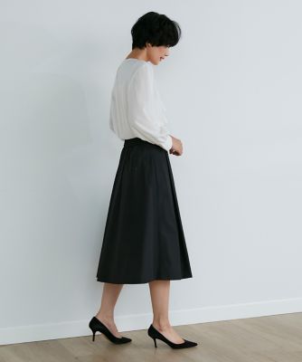 《大きいサイズ》グログランタックスカート《ＲＯＢＥ　ＳＵＰＥＲＩＯＲ　ＣＬＯＳＥＴ》（７１３１１５２８０２）