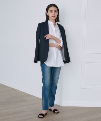 ＜SUPERIOR CLOSET (Women)＞《ＳＵＰＥＲＩＯＲ　ＣＬＯＳＥＴ》Ｈ．Ｓａｌｔ　ミッドライズテーパードデニム《Ｈｅａｌｔｈｙ　ＤＥＮＩＭ》（７１３１１６１６０１）