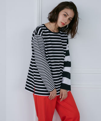 ＜SUPERIOR CLOSET (Women)＞《ＳＵＰＥＲＩＯＲ　ＣＬＯＳＥＴ》ビッグバスクシャツ《Ｌｅ　ｍｉｎｏｒ》（７１３１１９０６０４）