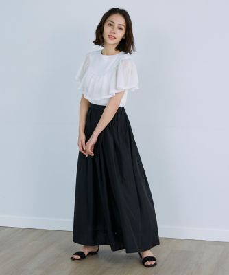 ＜INED (Women)＞ボリュームマキシスカート（７１３２１５２０５０）
