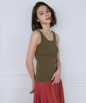 ニットタンクトップ《ｌａ　ｖｅｉｌｌｅ　ｂｙ　ＳＵＰＥＲＩＯＲ　ＣＬＯＳＥＴ》（７１３２１７０９２９）