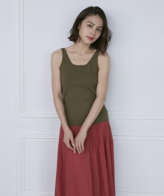 ニットタンクトップ《ｌａ　ｖｅｉｌｌｅ　ｂｙ　ＳＵＰＥＲＩＯＲ　ＣＬＯＳＥＴ》（７１３２１７０９２９）