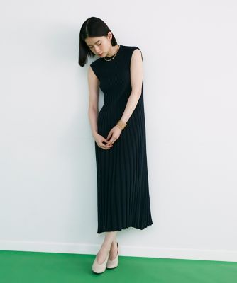 《大きいサイズ》リブニットワンピース（７１３２１７２８３０）