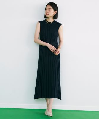 《大きいサイズ》リブニットワンピース（７１３２１７２８３０）