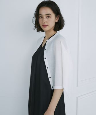 ＜Luftrobe (Women)＞《Ｌｕｆｔｒｏｂｅ》スポンディッシュシアーカーディガン（７１３２１７８２２３）