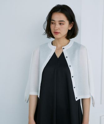 《Ｌｕｆｔｒｏｂｅ》スポンディッシュシアーカーディガン（７１３２１７８２２３）