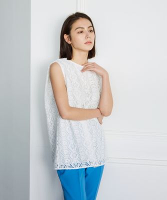 ＜INED (Women)＞クロシェレースプルオーバー（７１３２１９００１７）