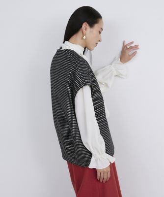 《大きいサイズ》ジレジャケット（７１３３１４１８２５）